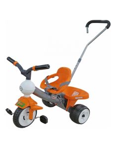 Tricikl sa ručkom  narančasti