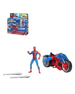 Hasbro, Marvel Spiderman Web Blast set, figura 10 cm i motor