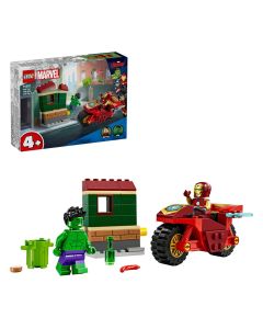 Lego,  Marvel, Iron Man na motociklu i Hulk