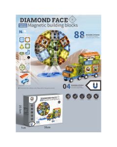 Magnetski set za gradnju 88komada