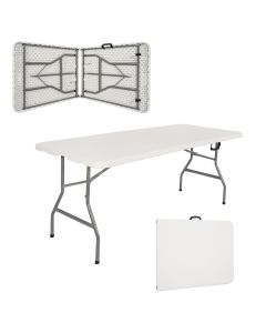 Sklopivi stol 180x74x74cm bijeli