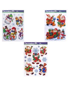 Božićne naljepnice za staklo 31,5×42 cm