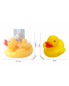 PVC vinilna patka s BB zviždaljkom,4/1 set