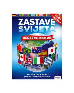 Zastave svijeta-knjiga s naljepnicama-CU