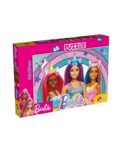 Lisciani, Barbie, slagalica M-plus, 48 kom, Magični Jednorog