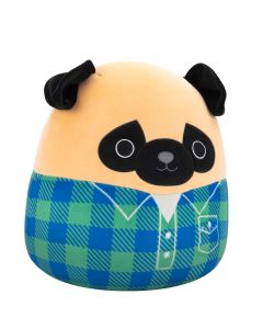 SQU: Squishmallows 30cm -Prince- Smeđi pug s košuljicom