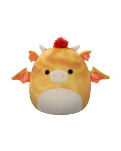 SQU: Squishmallows 40 cm -Dieric- Žuti zmaj s crvenom kosom
